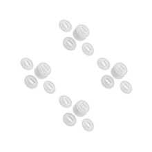 400Pcs White Round Paper Candle Protectors for DIY Craft Candle Making