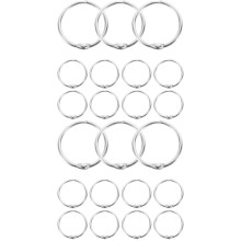 40St Zilveren Metalen Binder Rings Voor Losse Bladen Thuis En Kantoor