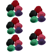 25Pcs Adorable Mini Hats Wear-Resistant Tiny Hats for Home Party Decor