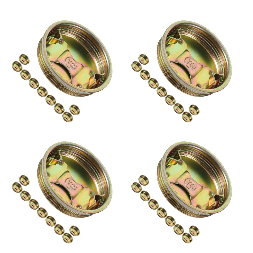 40Pcs Wear-Resistant Iron Zinc Bung Caps For Gallon Drums And Barrels 3701942254052