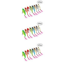 12St Realistische Lokkers Hard Metaal Assorti Kleuren