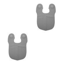 2pcs Practical Hair Shawl Salon Neck Covering Pad Chic Hairstyling