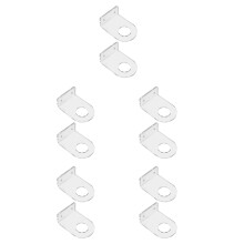 10Sets Durable Acrylic Baseball and Golf Ball Display Rack Wall Mount