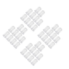 40Pcs Transparent Acrylic Toothpick Holder Compact Travel Pocket Case