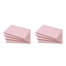 8Pcs Pink Tpr Soft Rubber Carving Blocks for Stamp Making and Crafts