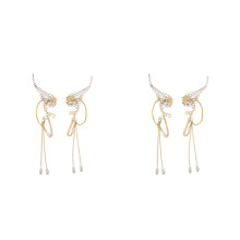 2Paren Elven Oor Clip Wraps - Lichtgewicht Gouden Tassel Oor Sieraad