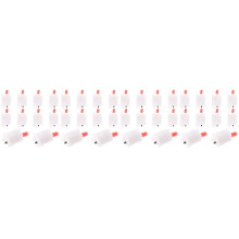 48Pcs Mini Luminous LED Lights White Plastic DIY Party Lanterns