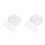 4Sets Acryl Make-Up Palet Set Voor Foundation Menging Transparant 1