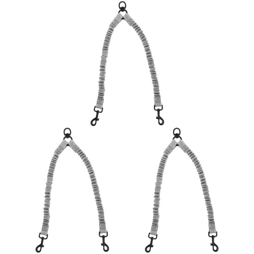 3Pièces Laisse Élastique Réfléchissante 2