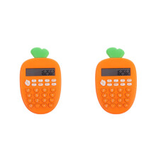 2Pcs Adorable Student Calculator Electronic Calculator with Clear Keys