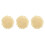 3Pièces Cire Dure Beige Pour Épilation Corps Poils Résistants 4