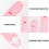 5Sets Pink Children ABS Clarinet 8-Hole Beginner Wind Instrument 6