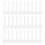 500Pcs Multipurpose White Plastic Dessert Fork and Spoon Combo 1