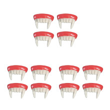 12Pcs Resin Kids Vampire Fangs Multi-Color for Halloween Party Cosplay