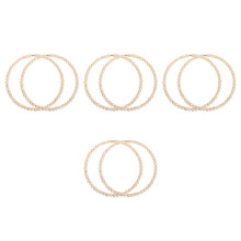 8St DIY Kransset Khaki Met Metaal Ring Voor Creatief Huisdecor