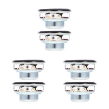 6Pcs Multi Rubber Edge Bike Speakers Durable Bass Stereo Sound Kit