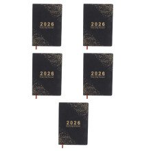 5St Planner Notitieboek Zwart PU Duurzaam Voor Thuis & Kantoor