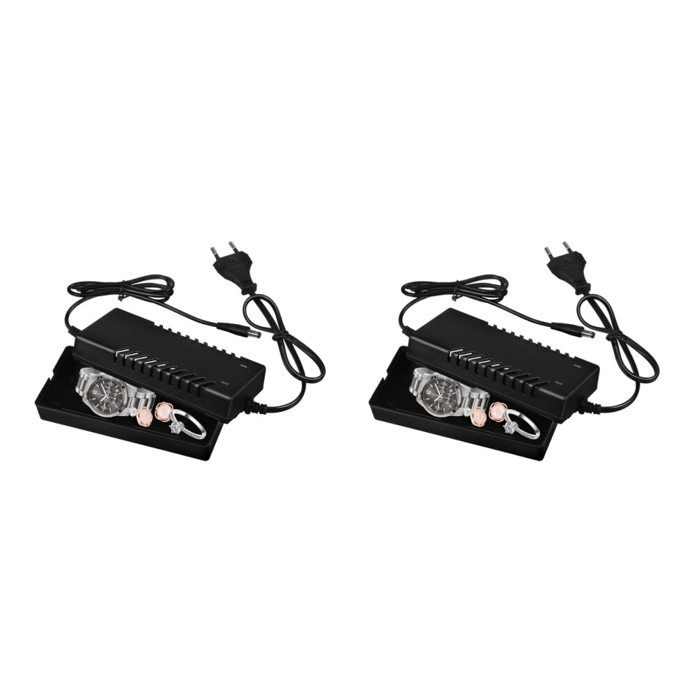 2Pcs Black Plastic Money Hiders Fake Charger Secret Cash Storage Box 3701942254113
