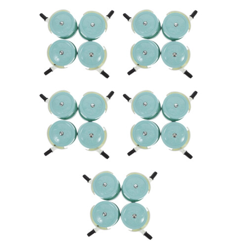 20Pcs Universal Stroller Wheels Sky-Blue PP 360 Swivel Quiet Use