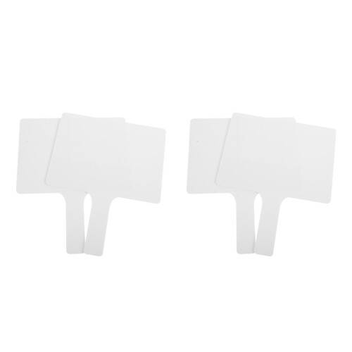 4Pcs Acrylic Classroom Whiteboard Handheld Dry Erase Paddles