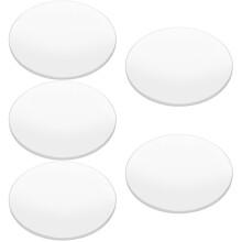 5Pcs Durable Glass Optical Biconvex Lens for DIY and Physics Education