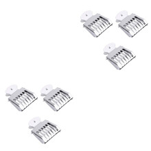 6St Rvs Koningin Zilveren Clip Set