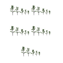 25St Groen Plastic Miniatuur Voor Treinmodel En Diorama Scène