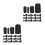 240Pcs Rubber Caps Thread Protectors for Multiple Uses 1