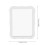 5Pcs Portable Magnetic Locker Mirrors White Ps for Makeup 2