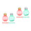 24Pcs Clear Round Plastic Baubles for DIY Crafting Wedding Party 6