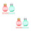 24Pcs Clear Round Plastic Baubles for DIY Crafting Wedding Party 7