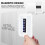 5Pcs Portable Magnetic Locker Mirrors White Ps for Makeup 8