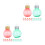 24Pcs Clear Round Plastic Baubles for DIY Crafting Wedding Party 8