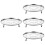 4Pcs Compact Metal Steamer Rack for Pot Efficient Food Steaming 8
