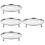 4Pcs Compact Metal Steamer Rack for Pot Efficient Food Steaming 9