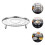 4Pcs Compact Metal Steamer Rack for Pot Efficient Food Steaming 11