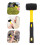 Maillet D'assemblage Caoutchouc Noir Mini Format Pour Chantier 8