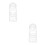 2Pcs Portable Plastic Geometric Drawing Tools for Home and School Use 1