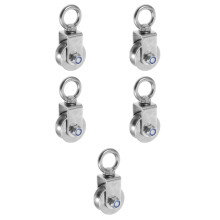 5St Industriele Rvs Swivel U- Heavy Duty