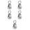 5St Industriele Rvs Swivel U- Heavy Duty 1