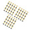 60Pcs Multipurpose Golden Plastic Mini Trophies for Children's Awards 9