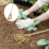 2Stk Leichter Bambus Handrechen Grün Für Garten Sand 10