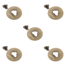 5Pcs Stainless Steel Even Burning Candle Lids for Decor