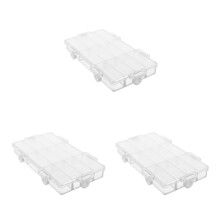 3St Kleine Transparante Aquarelbak Met Silicone Afdichting Voor Hobby
