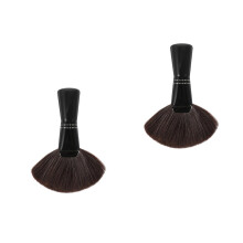 2St Premium Make-Up Borstels Coffee Voor Precisie Poeder En Blush