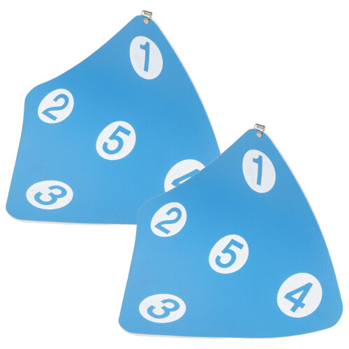 2Pcs Rubber Archery Wall Target Dual-Sided Sky-Blue Hanging Bow Target