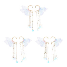 6St Blauwe Zeemeermin Tassel Oorbellen Voor En Vrouwen