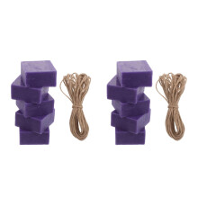 2Sets Natuurlijke Paarse Lavendel Handgemaakte Voor Comfort