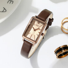 (Brown) Quartz Wristwatch Elegant For Women With Design Vintage Women Style Elegant