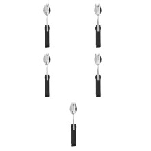 5Pièces Sporks Adaptatifs En Nylon , Antidérapants Pour Seniors